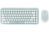 Клавиатура + мышь SmartBuy 626376AG-M, USB, белый/мятный