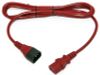 Кабель питания C13-C14, Lanmaster LAN-PP13/14-3.0-RD