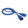 Кабель питания C13-C14, Lanmaster LAN-PP13/14-1.0-BL