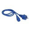 Кабель питания C13-Schuko (Euro)(M), Lanmaster LAN-PP13/SH-1.5-BL