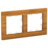 Рамка Schneider Electric ATLASDESIGN NATURE, 2-поста, дерево бамбук