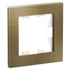Рамка Schneider Electric ATLASDESIGN NATURE, 1-пост, металл латунь