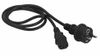 Кабель питания C13-Schuko (Euro)(M), Lanmaster LAN-PP13/SH-0.5-BK