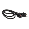 Кабель питания C19-Schuko (Euro)(M), Lanmaster LAN-PP19L/SH-0.5-BK