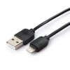 Кабель USB-Lightning 8-pin, 30 см, черный Гарнизон