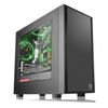 Корпус Thermaltake Versa H17, Mini-Tower, без БП, черный