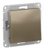 Переключатель Schneider Electric, 1кл., шампань