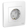 Розетка Schneider Electric Blanca, однопостовая, белый