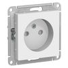 Розетка Schneider Electric AtlasDesign, однопостовая, белый