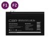 Аккумуляторная батарея для ИБП CBR CBT-GP1270, 12V, 7Ah