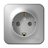 Розетка Schneider Electric Blanca, однопостовая, алюминий