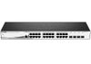 Коммутатор D-Link DGS-1210-28/ME, 24x1 Гбит/с, SFP/uplink: SFPx4