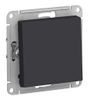 Выключатель без фиксации (кнопка) Schneider Electric, 1кл., карбон