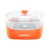 Йогуртница Kitfort КТ-2020 20 Вт, белый/оранжевый