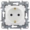 Розетка Legrand Etika, однопостовая, белый