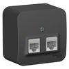Розетка RJ-45+RJ-45 Schneider Electric (BLNIA045456)