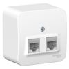 Розетка RJ-45+RJ-45 открытый монтаж, Schneider Electric Blanca