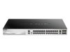 Коммутатор D-Link DGS-3130-30TS, 24x1 Гбит/с, SFP+ 4x10, SFP/uplink: RJ-45x2 (DGS-3130-30TS/B1A)