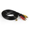 Кабель Jack 3.5mm(M) 2xRCA(M), 2 м, Exegate EX-CCA-4P2R-2.0