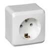 Розетка Schneider Electric Этюд, однопостовая, белый