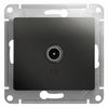 Розетка TV Schneider Electric Glossa, антрацит