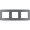 Рамка Legrand Inspiria, 3-поста, дымчатый