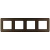 Рамка Legrand Inspiria, 4-поста, бронза