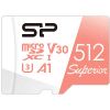 Карта памяти microSDXC Silicon Power 512Gb Class 10 UHS-I U3 (SP512GBSTXDV3V20SP)