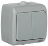 Выключатель IEK ВС-20-2-0-А, 2кл., серый