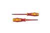 Отвертка плоская SL4x10 см, КВТ Профи