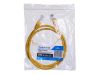 Патч-корд Technolink UTP, кат.5e, 1 м, RJ45-RJ45, желтый (T.BC.UTP.5e-1.0m-6-lszh / 57102)