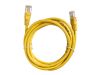 Патч-корд Technolink UTP, кат.5e, 5 м, RJ45-RJ45, желтый (T.BC.UTP.5e-5.0m-6-lszh)