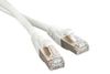 Патч-корд Hyperline FTP, кат.6, 0.5 м, RJ45-RJ45, белый (PC-LPM-STP-RJ45-RJ45-C6-0.5M-LSZH-WH)