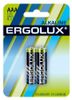 Батарейка Ergolux Alkaline, AAA (LR03/24А), 1.5V, 2 шт