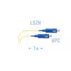 Патч-корд оптический SNR SNR-PC-SC/UPC-A-1m (0,9) 1 м