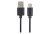 Кабель USB Type-C-USB, 1 м, черный PERFEO