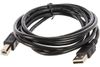 Кабель USB(Am)-USB(Bm), 1.8 м, черный, PERFEO