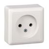 Розетка Schneider Electric Этюд Хит, однопостовая, белый