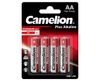 Батарейка Camelion LR6-BP4, AA (LR06/15А), 1.5V, 4 шт