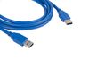 Кабель USB(Am)-USB(Am), 90 см, синий, Kramer C-USB3/AA-3