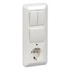 Блок розетка+выключатель Schneider Electric (BK2VR-008A-B)
