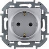 Розетка Legrand Inspiria, однопостовая, алюминий