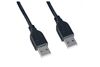 Кабель USB(Am)-USB(Am), 1.8 м, черный, PERFEO