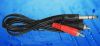 Кабель 2xRCA(M) Jack 6.3mm(M), 1.2 м