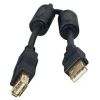 Кабель-удлинитель USB(Am)-USB(Af), 1.8 м, черный, Bion