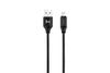 Кабель Lightning 8-pin-USB, 1 м, черный HARPER