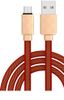 Кабель Micro USB-USB, 1 м, красный/золотистый TFN fashion