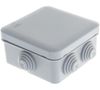 Коробка распределительная 8.5 см x 8.5 см, наружный монтаж, вводов:6