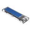 Внешний бокс Orico TCM2M-C3, 1xM.2/M.2 NVMe, прозрачный/синий