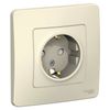 Розетка Schneider Electric Blanca, однопостовая, молочный